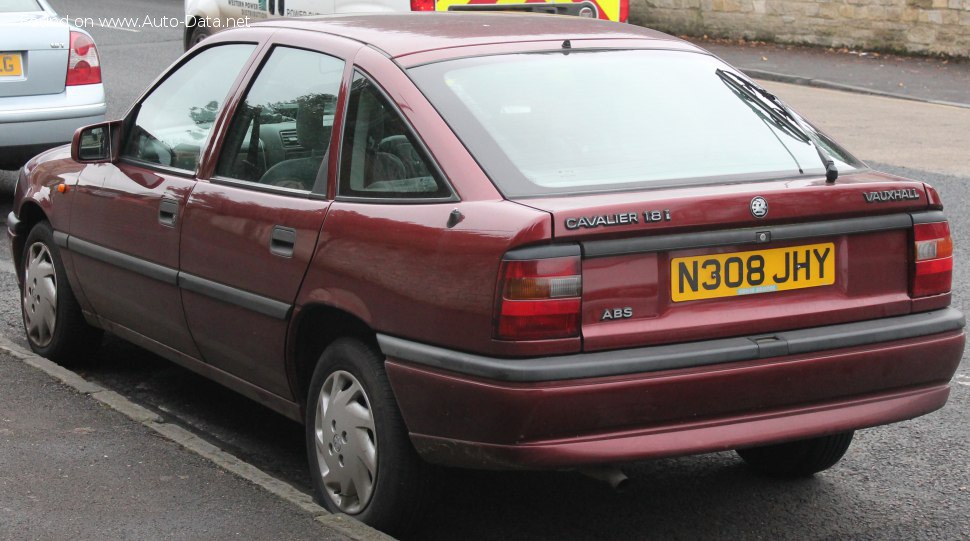 المواصفات والتفاصيل التقنية الكاملة 1988 Vauxhall Cavalier Mk III CC 1.7 D (57 Hp)