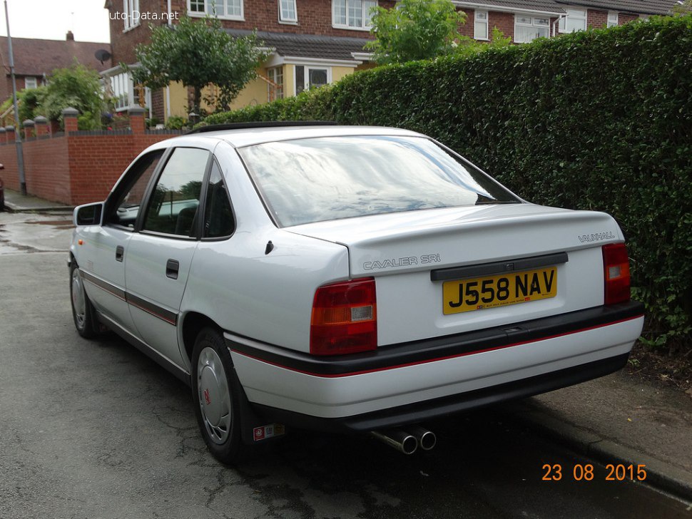 Full specifications and technical details 1988 Vauxhall Cavalier Mk III 1.6i (75 Hp)