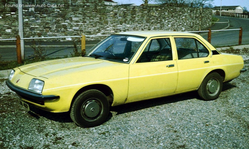 المواصفات والتفاصيل التقنية الكاملة 1975 Vauxhall Cavalier 1.6 S (75 Hp)