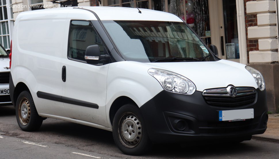 المواصفات والتفاصيل التقنية الكاملة 2011 Vauxhall Combo D 1.6 CDTI (105 Hp) Ecotec