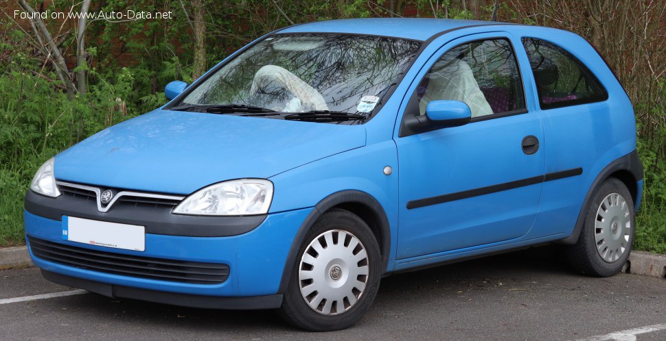 المواصفات والتفاصيل التقنية الكاملة 2000 Vauxhall Corsa C 1.4i (90 Hp)