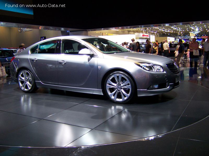 المواصفات والتفاصيل التقنية الكاملة 2008 Vauxhall Insignia I Hatchback 2.0i Turbo ecoTEC (220 Hp)