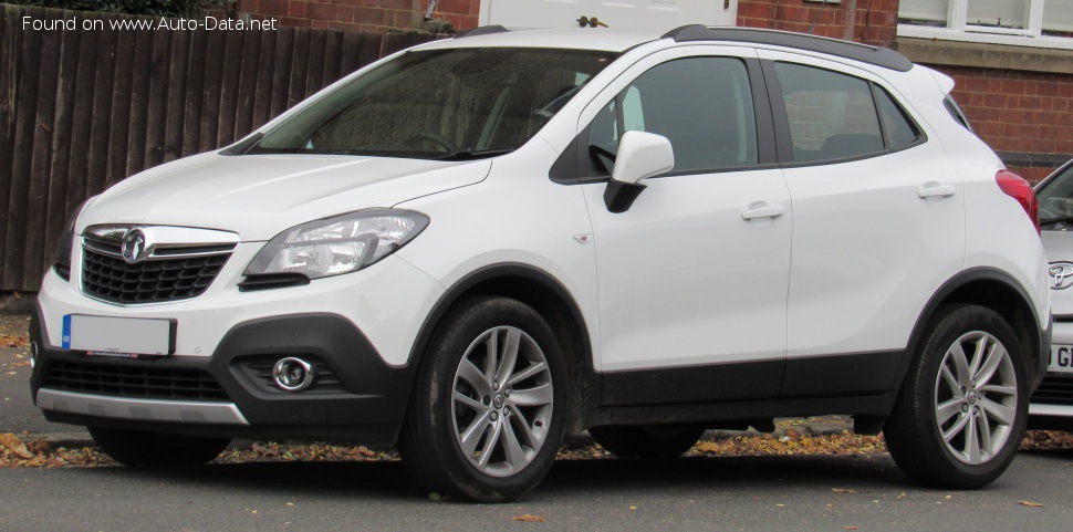 Full specifications and technical details 2012 Vauxhall Mokka 1.4i Turbo ecoTEC (140 Hp) Automatic