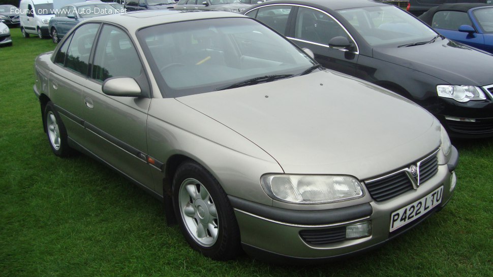 Full specifications and technical details 1994 Vauxhall Omega B 2.5 TD (130 Hp) Automatic