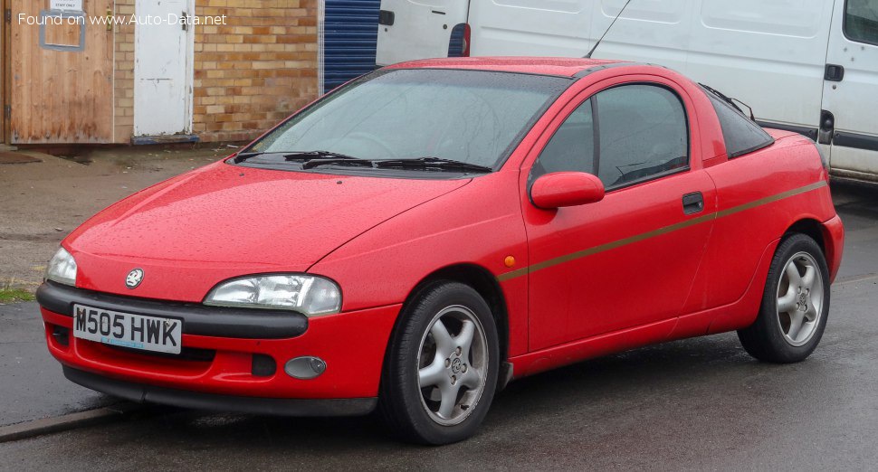 المواصفات والتفاصيل التقنية الكاملة 1994 Vauxhall Tigra Mk I 1.4 16V (90 Hp) Automatic