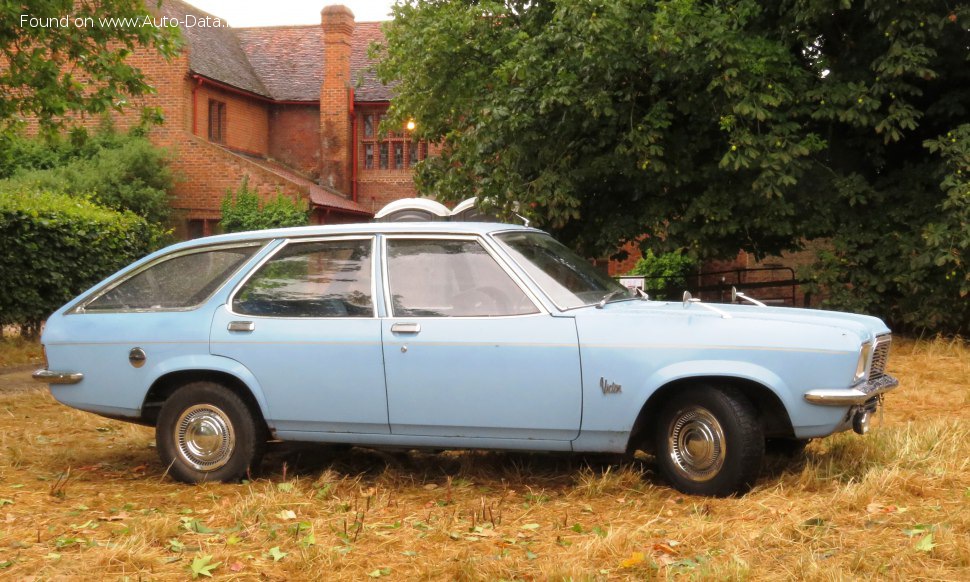 Full specifications and technical details 1972 Vauxhall Victor FE Estate 1800 (78 Hp)