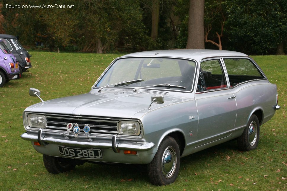 Vollständige Spezifikationen und technische Details 1968 Vauxhall Viva HB Estate 1.2 (70 Hp)