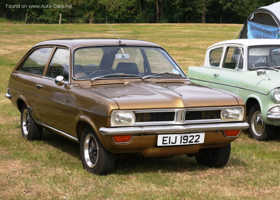 المواصفات والتفاصيل التقنية الكاملة 1971 Vauxhall Viva HC Estate 1100 SL90 (60 Hp)