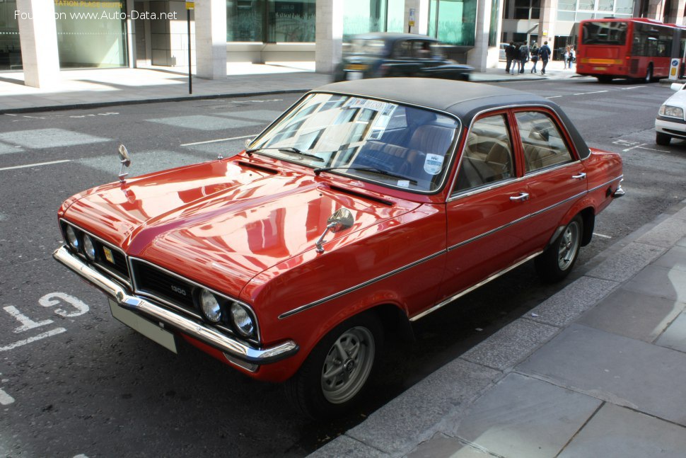 Full specifications and technical details 1973 Vauxhall Viva HC 1800 (78 Hp)