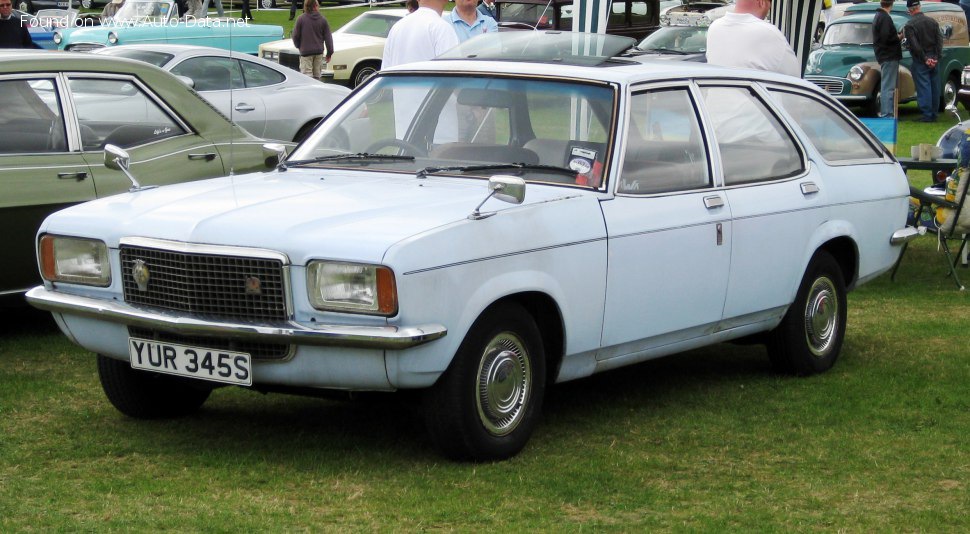 Full specifications and technical details 1976 Vauxhall VX Estate 2300 (110 Hp)