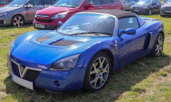 Full specifications and technical details 2000 Vauxhall VX220 2.2i ECOTEC 16V (147 Hp)