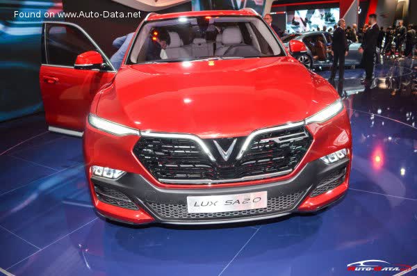 Full specifications and technical details 2019 VinFast LUX SA 2.0 (228 Hp) AWD Automatic