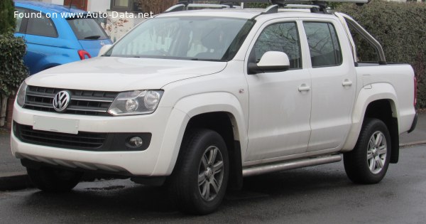 Full specifications and technical details 2010 Volkswagen Amarok I Double Cab 2.0 TDI BMT (180 Hp) Automatic