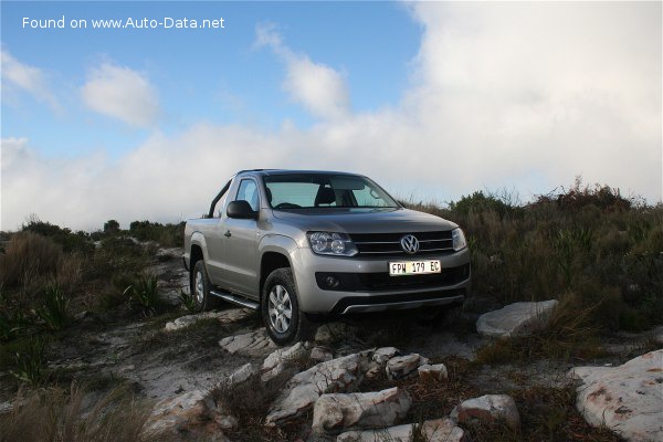 Full specifications and technical details 2012 Volkswagen Amarok I Single Cab 2.0 TSI (160 Hp)