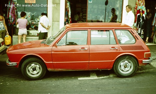 المواصفات والتفاصيل التقنية الكاملة 1973 Volkswagen Brasilia (5-door) 1.6 (58 Hp)