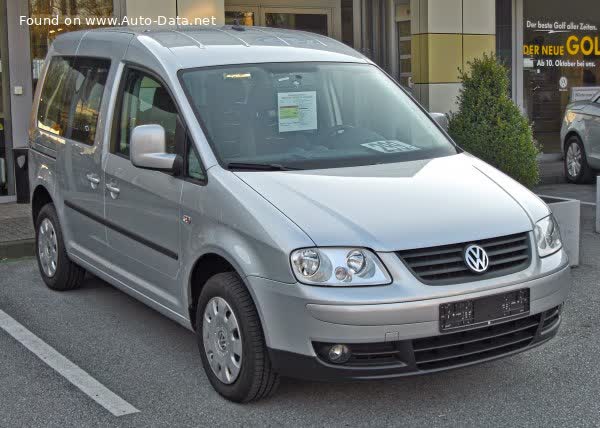 Spécifications complètes et détails techniques 2006 Volkswagen Caddy III 1.9 TDI (105 Hp) DPF DSG