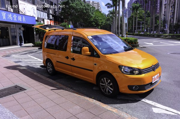 Full specifications and technical details 2010 Volkswagen Caddy Maxi III (facelift 2010) 1.6 TDI (102 Hp) BMT DSG