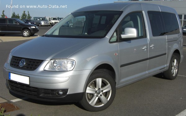 المواصفات والتفاصيل التقنية الكاملة 2007 Volkswagen Caddy Maxi III 1.9 TDI (105 Hp) DSG