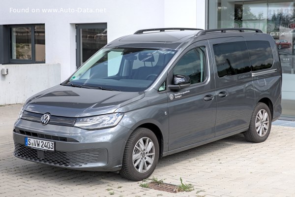 Full specifications and technical details 2020 Volkswagen Caddy Maxi V 2.0 TDI (122 Hp) 4MOTION