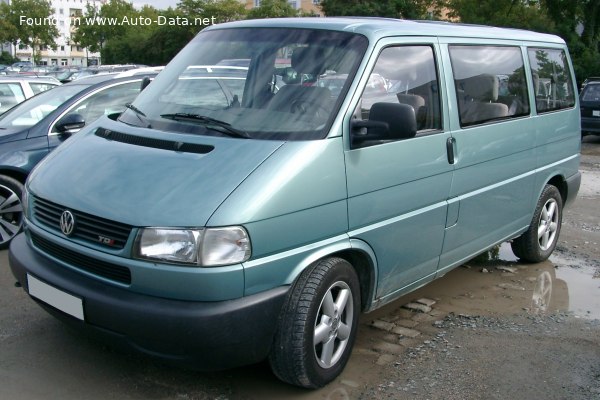 Full specifications and technical details 1996 Volkswagen Caravelle (T4, facelift 1996) 2.5 (115 Hp) Automatic