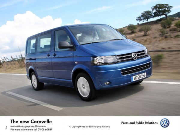 Full specifications and technical details 2009 Volkswagen Caravelle (T5, facelift 2009) 2.0 TDI (180 Hp) 4MOTION