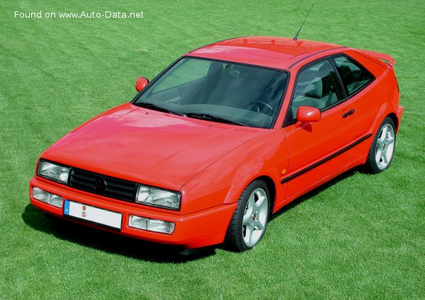 Full specifications and technical details 1991 Volkswagen Corrado (53I, facelift 1991) 2.9 VR6 (190 Hp)