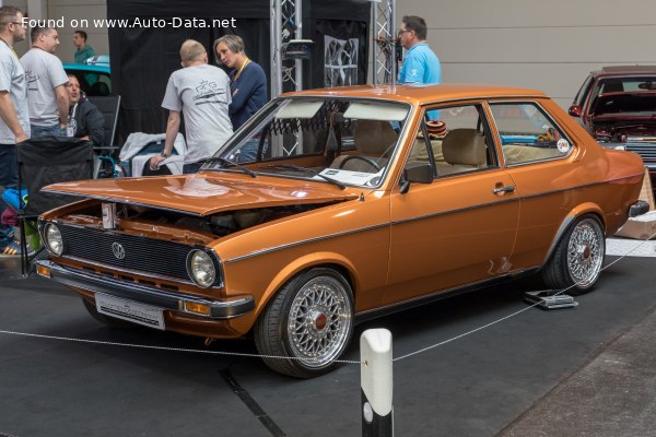 Full specifications and technical details 1977 Volkswagen Derby (86) 1.1 (50 Hp)