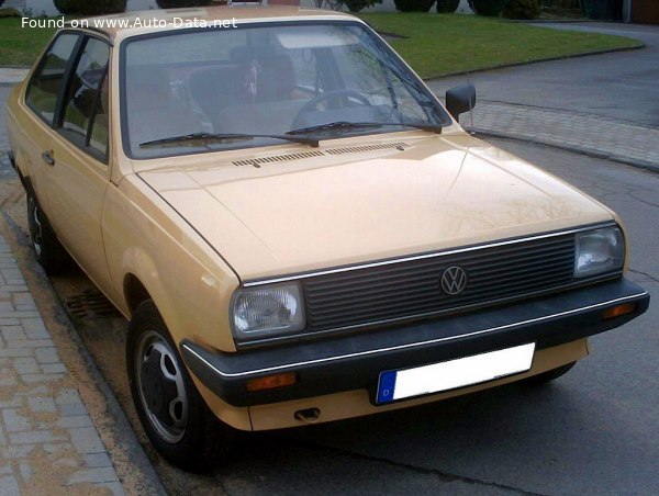 Full specifications and technical details 1981 Volkswagen Derby (86C) 1.1 (50 Hp)