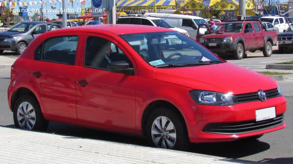 المواصفات والتفاصيل التقنية الكاملة 2013 Volkswagen Gol (G5) III (facelift 2013) 1.6 Total Flex (101 Hp)