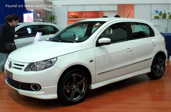 المواصفات والتفاصيل التقنية الكاملة 2008 Volkswagen Gol (G5) III 1.6 (110 Hp)