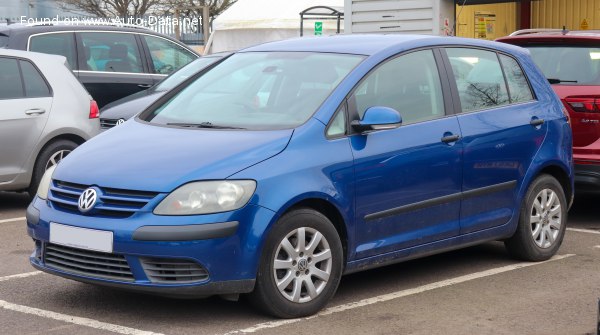 المواصفات والتفاصيل التقنية الكاملة 2006 Volkswagen Golf V Plus 1.4 (80 Hp)