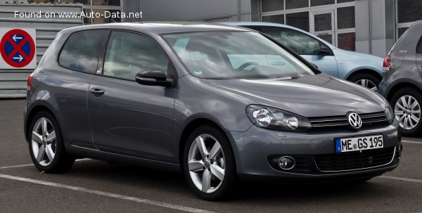 المواصفات والتفاصيل التقنية الكاملة 2009 Volkswagen Golf VI (3-door) 1.2 TSI (105 Hp) DSG