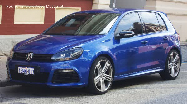 Spécifications complètes et détails techniques 2009 Volkswagen Golf VI (5-door) 1.8 TSI (160 Hp)