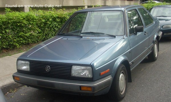 Full specifications and technical details 1983 Volkswagen Jetta II (2-doors) 1.6 TD (70 Hp)