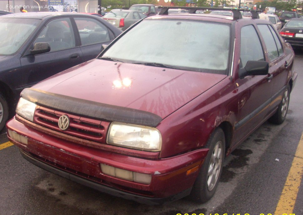 Full specifications and technical details 1994 Volkswagen Jetta III 1.6 (100 Hp)