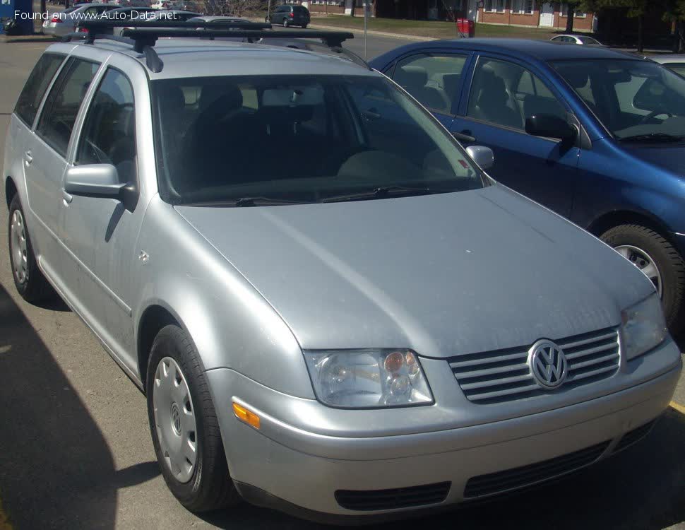 Full specifications and technical details 1998 Volkswagen Jetta IV Wagon 2.3 VR5 (150 Hp)