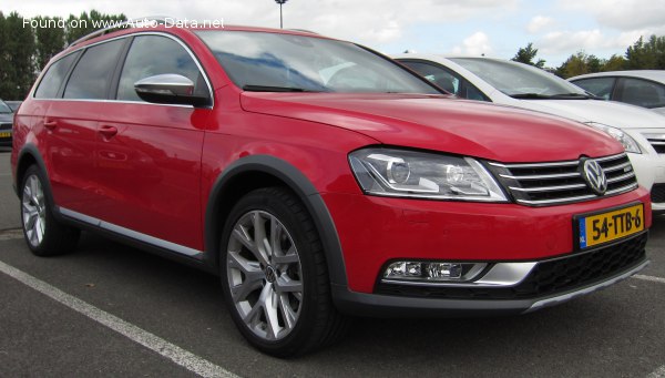 Full specifications and technical details 2010 Volkswagen Passat Alltrack (B7) 2.0 TDI (177 Hp) 4MOTION DSG