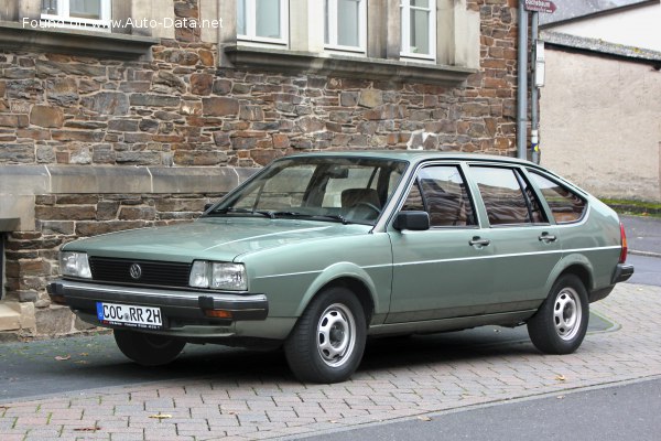 Full specifications and technical details 1980 Volkswagen Passat (B2) 1.3 (55 Hp)