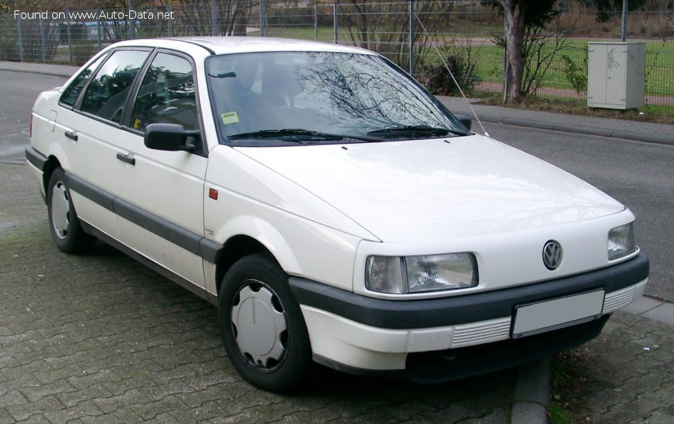 Full specifications and technical details 1988 Volkswagen Passat (B3) 1.8 (112 Hp)