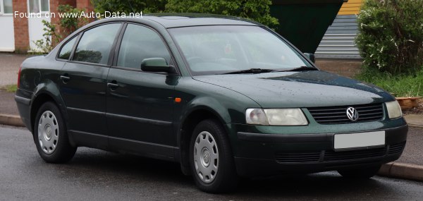 المواصفات والتفاصيل التقنية الكاملة 1996 Volkswagen Passat (B5) 1.6 (101 Hp)