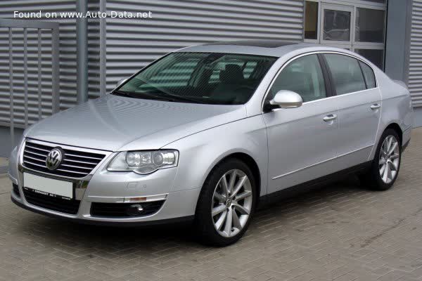 المواصفات والتفاصيل التقنية الكاملة 2008 Volkswagen Passat (B6) 2.0 TDI (170 Hp) DSG