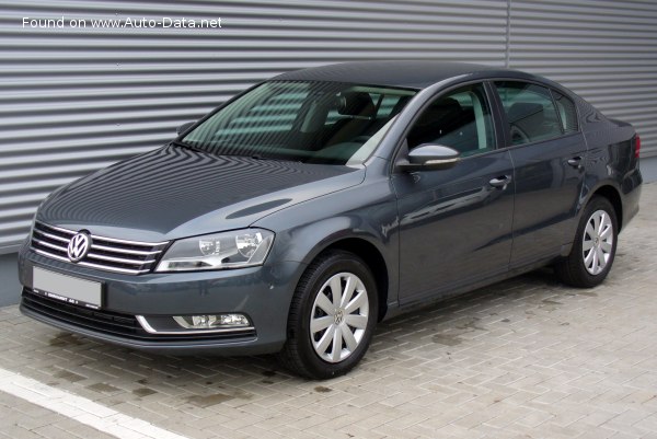 Full specifications and technical details 2013 Volkswagen Passat (B7) 2.0 TDI BMT (177 Hp) DSG 4MOTION