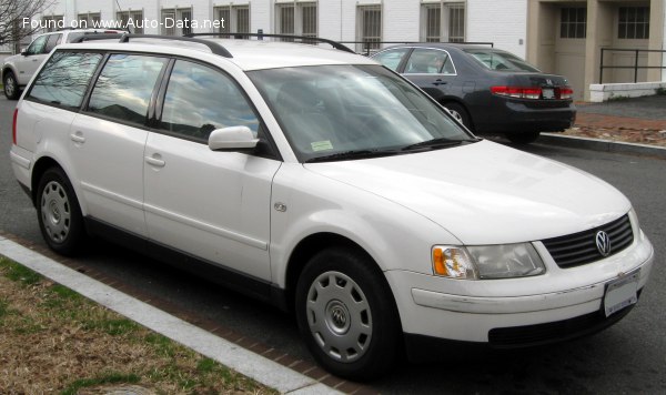 المواصفات والتفاصيل التقنية الكاملة 1997 Volkswagen Passat Variant (B5) 1.9 TDI (110 Hp)