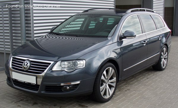 Full specifications and technical details 2005 Volkswagen Passat Variant (B6) 1.6i 16V FSI (115 Hp)