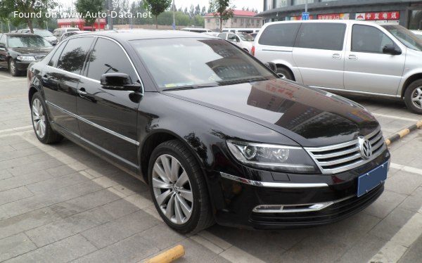 Full specifications and technical details 2010 Volkswagen Phaeton Long (facelift 2010) 6.0 W12 (450 Hp) 4MOTION