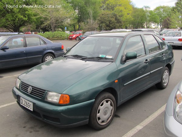 Full specifications and technical details 1996 Volkswagen Polo III Classic 1.9 TDI (90 Hp)