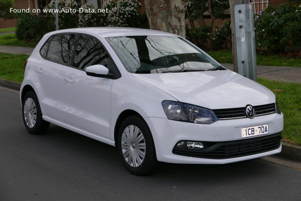 المواصفات والتفاصيل التقنية الكاملة 2014 Volkswagen Polo V (facelift 2014) 1.4 TDI BMT (90 Hp) DSG