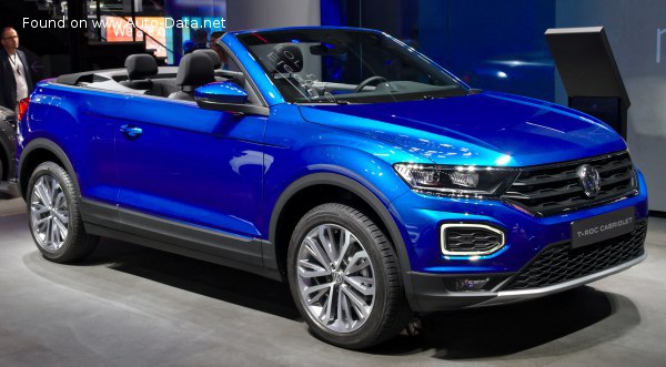 Full specifications and technical details 2020 Volkswagen T-Roc Cabriolet 1.5 TSI (150 Hp) ACT OPF