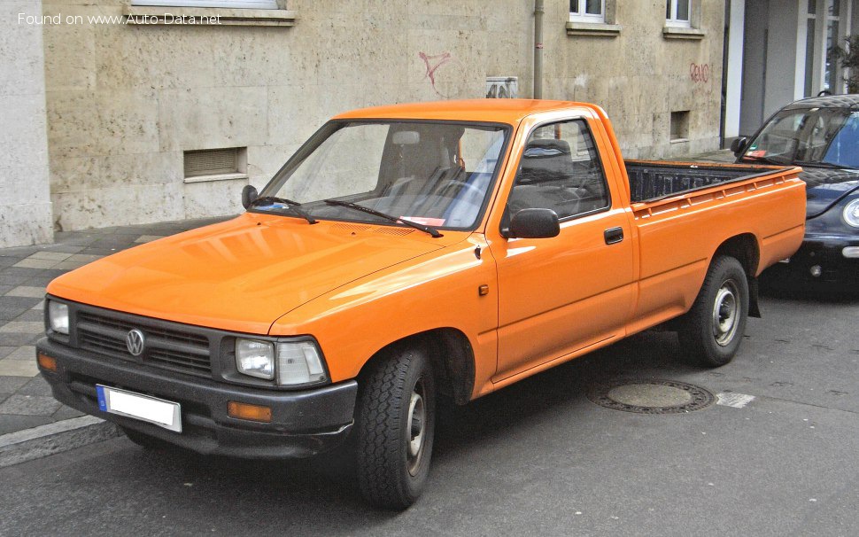 Full specifications and technical details 1989 Volkswagen Taro 2.4 D (83 Hp) 4WD