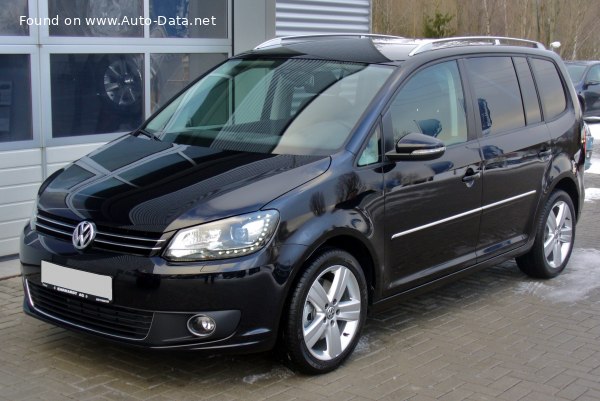 Full specifications and technical details 2010 Volkswagen Touran I (facelift 2010) 2.0 TDI (140 Hp) BMT